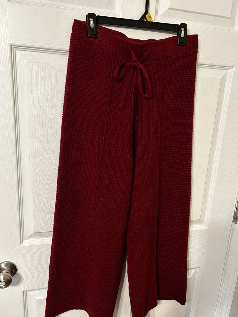 Boho Women’s Luna Waffle Knit Thermal Pants Sz Xl